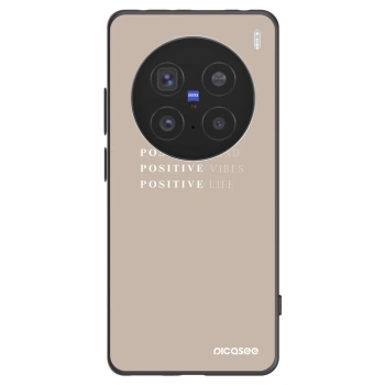 Picasee husă neagră din silicon pentru Vivo X200 Pro - Positive Vibes