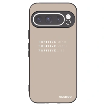 Picasee husă neagră din silicon pentru Google Pixel 9 Pro XL - Positive Vibes
