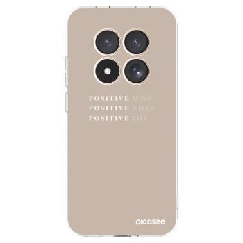 Picasee husă transparentă din silicon pentru Xiaomi Redmi Note 15 Pro 4G - Positive Vibes