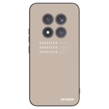 Picasee husă neagră din silicon pentru Xiaomi Redmi Note 15 Pro+ - Positive Vibes