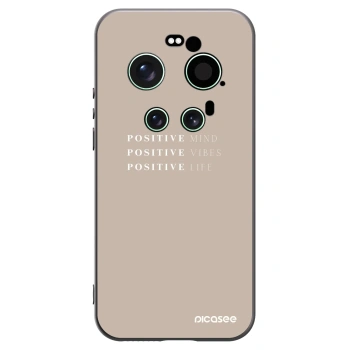 Picasee husă neagră din silicon pentru Xiaomi 17 Ultra - Positive Vibes