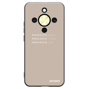 Picasee husă neagră din silicon pentru Honor Magic8 Lite 5G - Positive Vibes