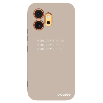 Picasee husă neagră din silicon pentru Honor 600 - Positive Vibes
