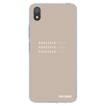 Picasee husă transparentă din silicon pentru Xiaomi Redmi 7A - Positive Vibes