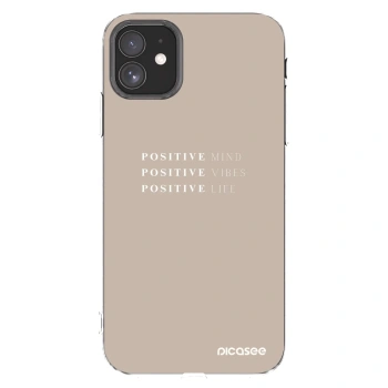 Picasee husă transparentă din silicon pentru Apple iPhone 11 - Positive Vibes