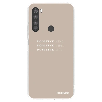 Picasee husă transparentă din silicon pentru Xiaomi Redmi Note 8 - Positive Vibes
