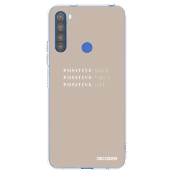 Picasee husă transparentă din silicon pentru Xiaomi Redmi Note 8T - Positive Vibes