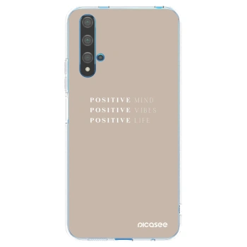 Picasee husă transparentă din silicon pentru Huawei Nova 5T - Positive Vibes