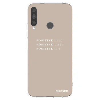 Picasee husă transparentă din silicon pentru Huawei P40 Lite E - Positive Vibes