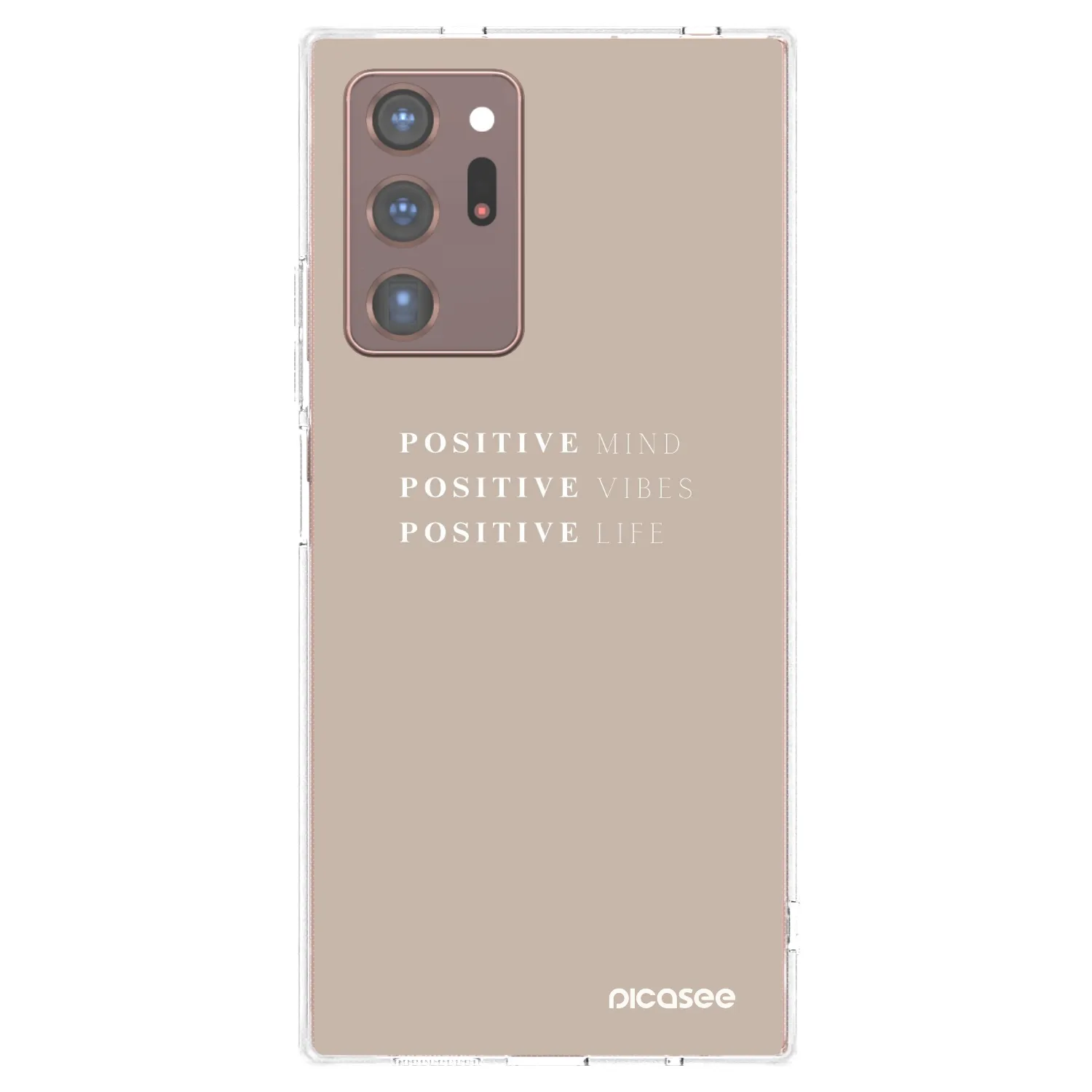 Picasee husă transparentă din silicon pentru Samsung Galaxy Note 20 Ultra - Positive Vibes