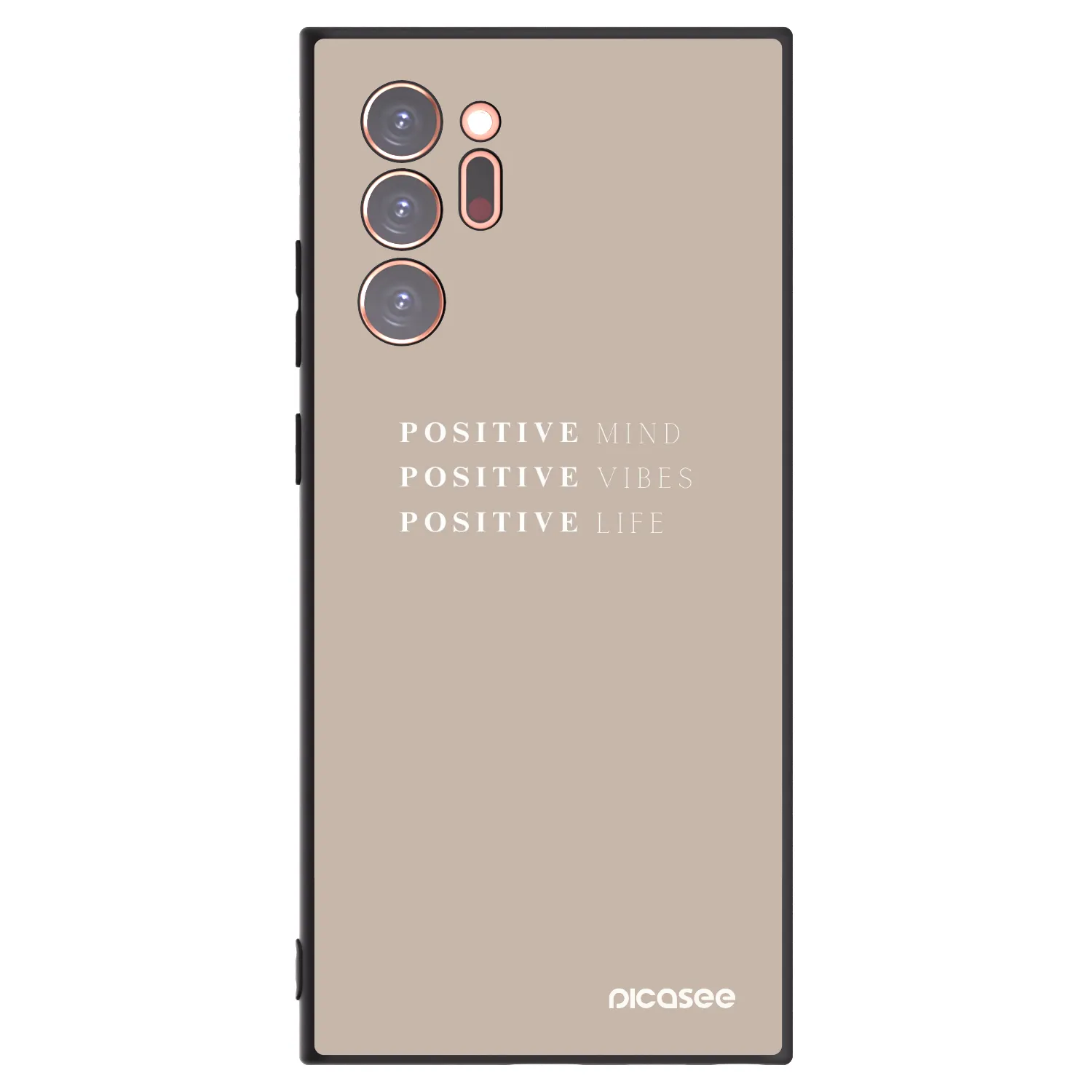 Picasee husă neagră din silicon pentru Samsung Galaxy Note 20 Ultra - Positive Vibes