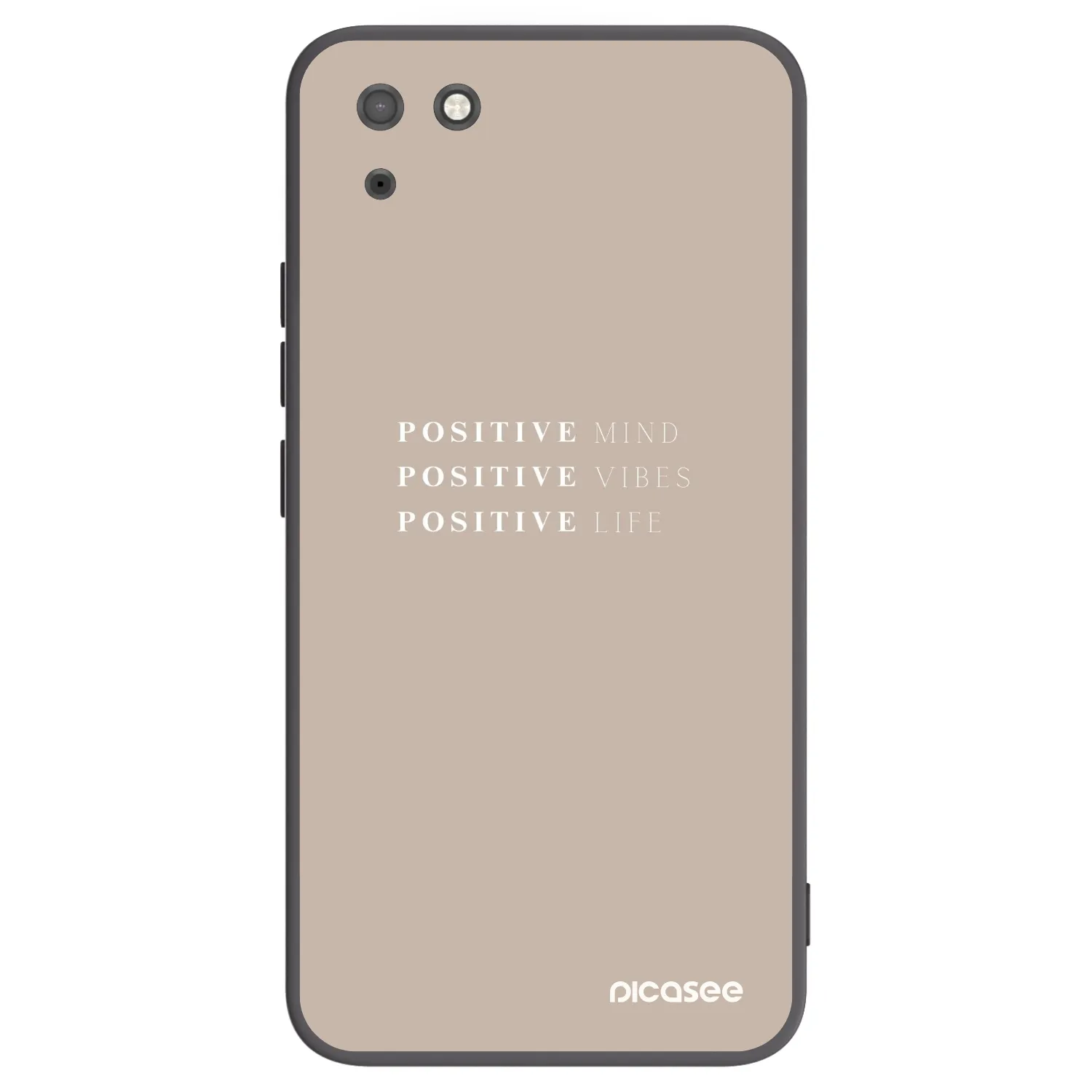 Picasee husă neagră din silicon pentru Huawei Y5P - Positive Vibes