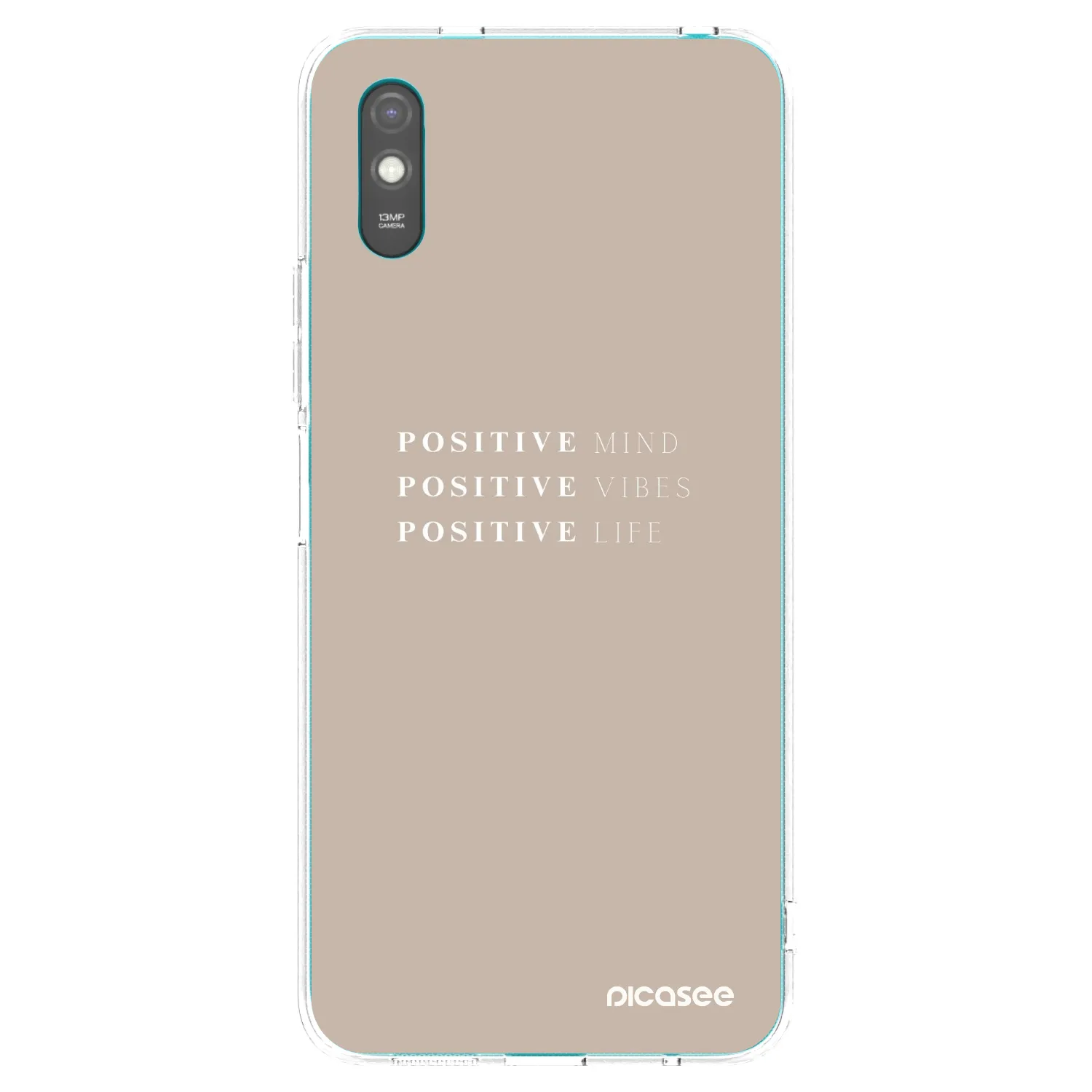 Picasee husă transparentă din silicon pentru Xiaomi Redmi 9A - Positive Vibes