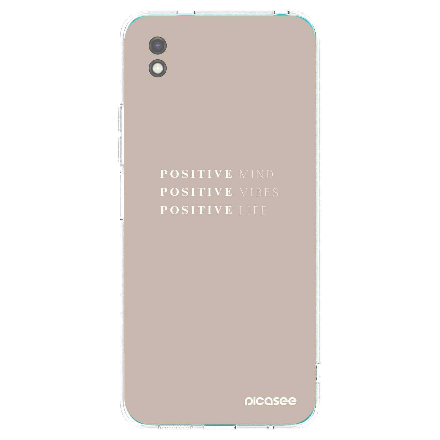 Picasee husă neagră din silicon pentru Xiaomi Redmi 9A - Positive Vibes