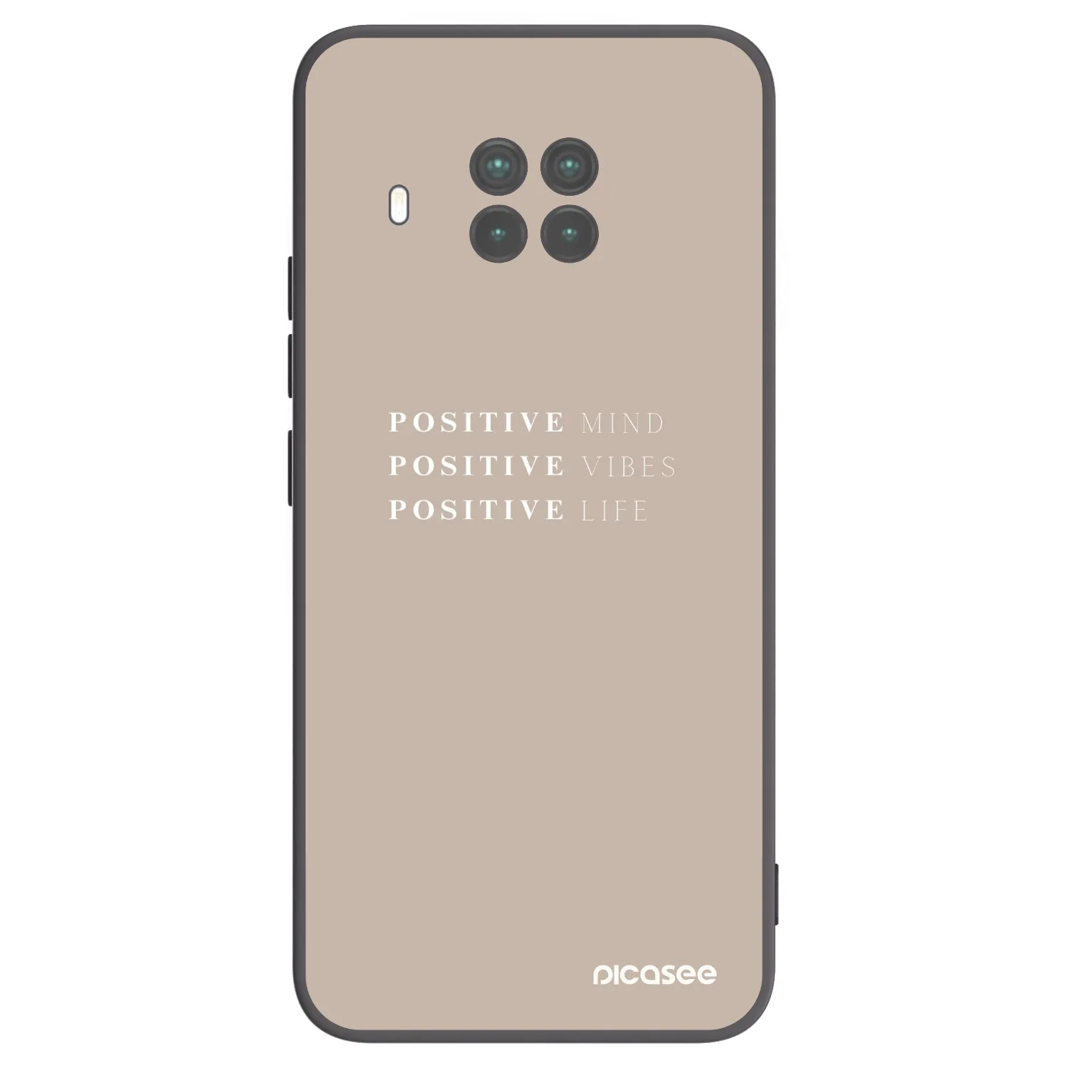 Picasee husă neagră din silicon pentru Xiaomi Mi 10T Lite - Positive Vibes