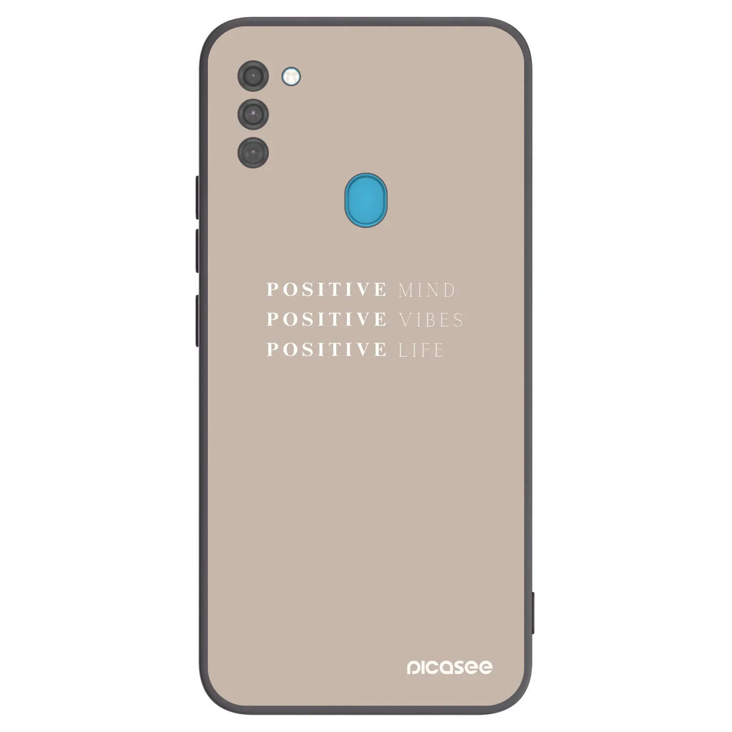 Picasee husă neagră din silicon pentru Samsung Galaxy M11 - Positive Vibes