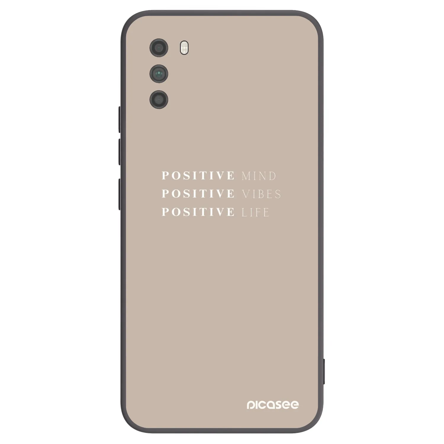 Picasee husă neagră din silicon pentru Xiaomi Poco M3 - Positive Vibes