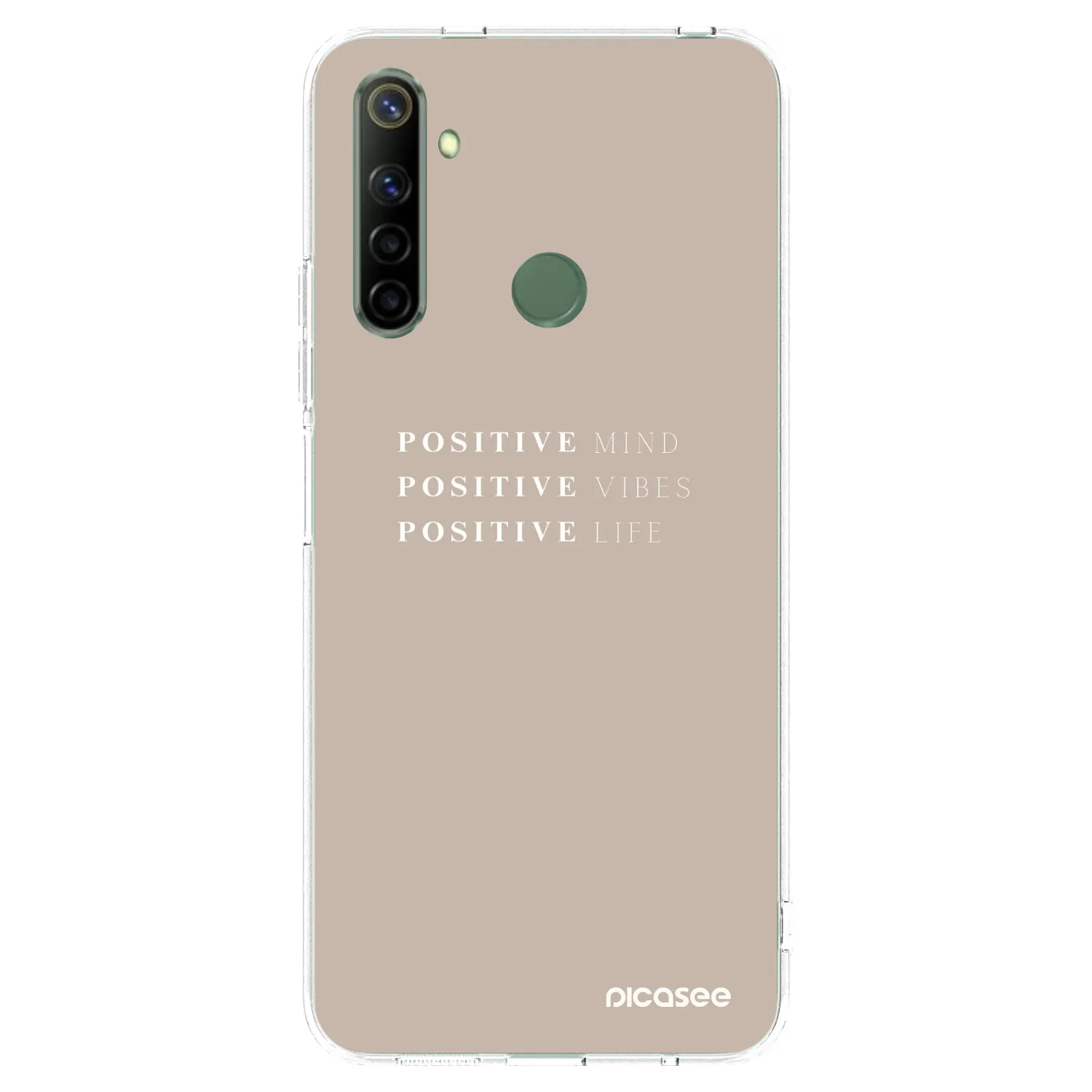 Picasee husă transparentă din silicon pentru Realme 6i - Positive Vibes