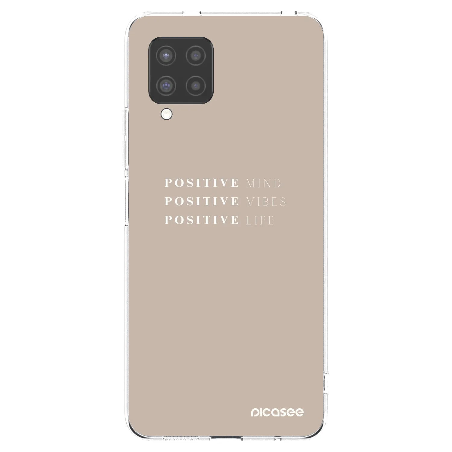 Picasee husă transparentă din silicon pentru Samsung Galaxy A42 A426B - Positive Vibes