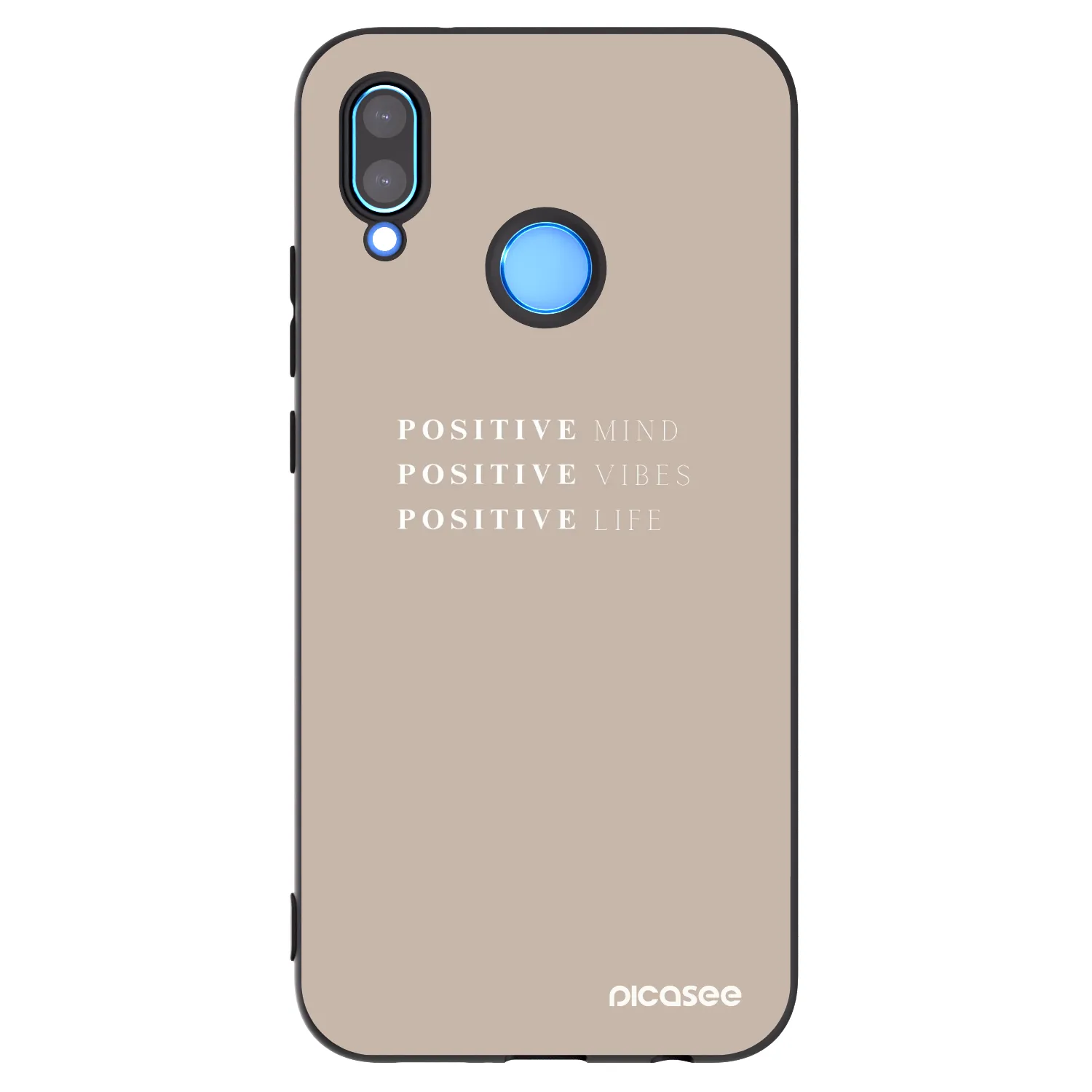 Picasee husă neagră din silicon pentru Huawei P20 Lite - Positive Vibes