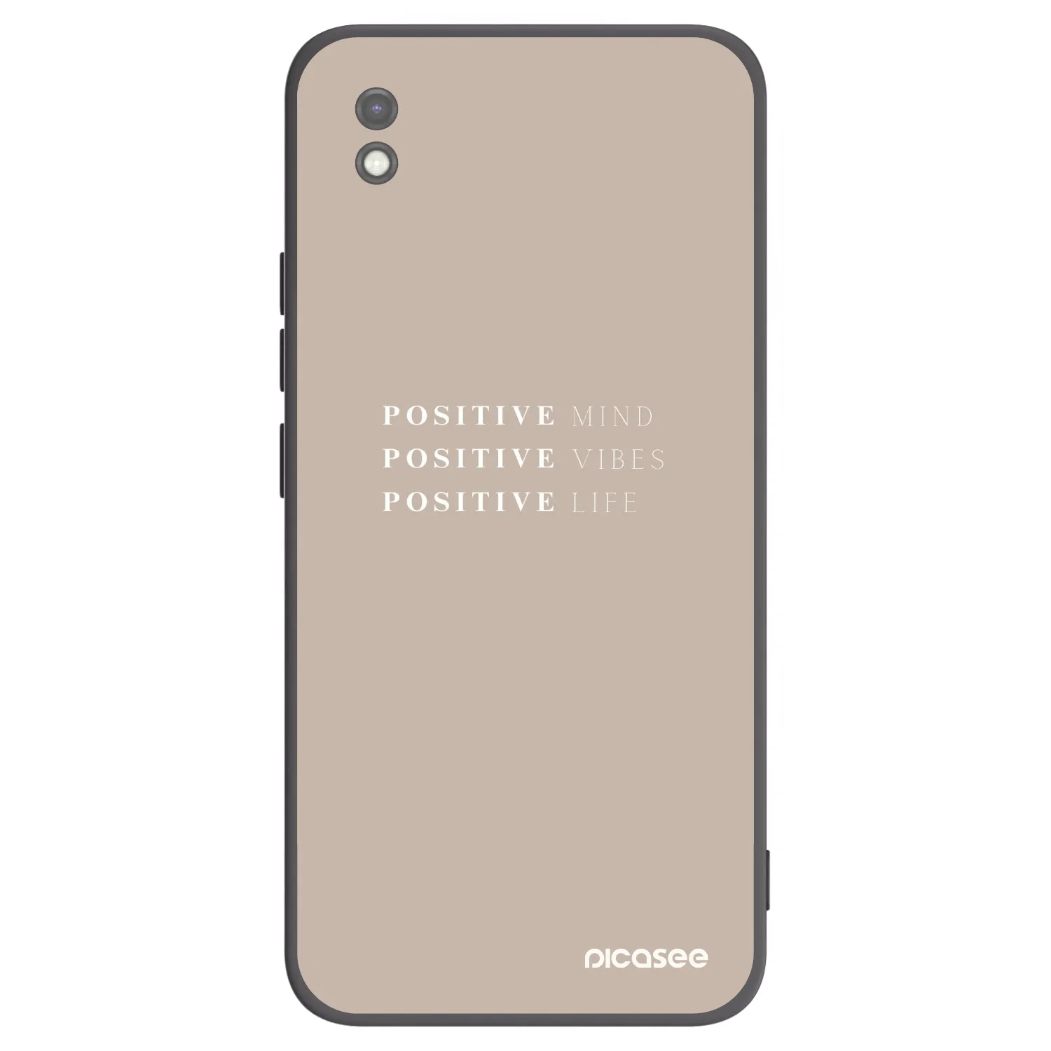 Picasee husă neagră din silicon pentru Xiaomi Redmi 9AT - Positive Vibes