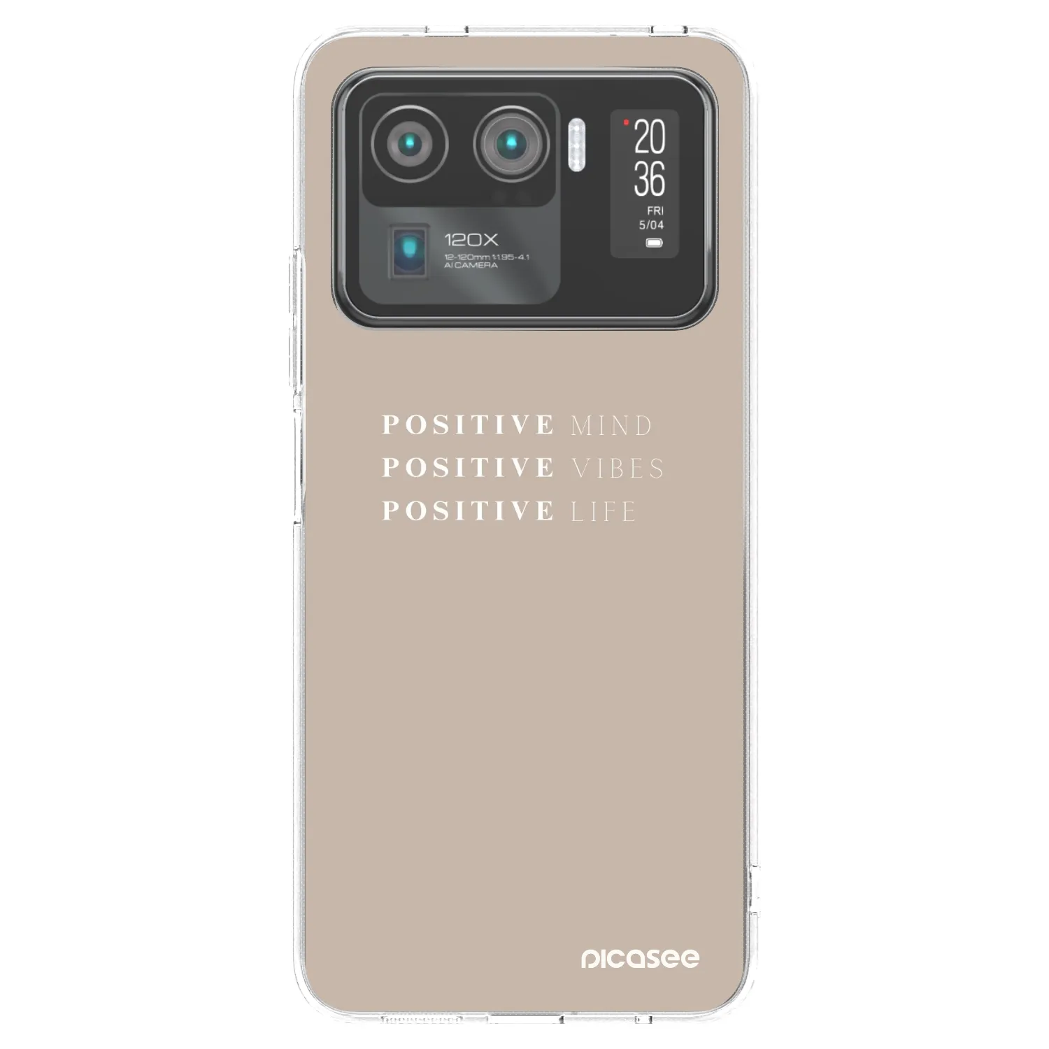 Picasee husă transparentă din silicon pentru Xiaomi Mi 11 Ultra - Positive Vibes