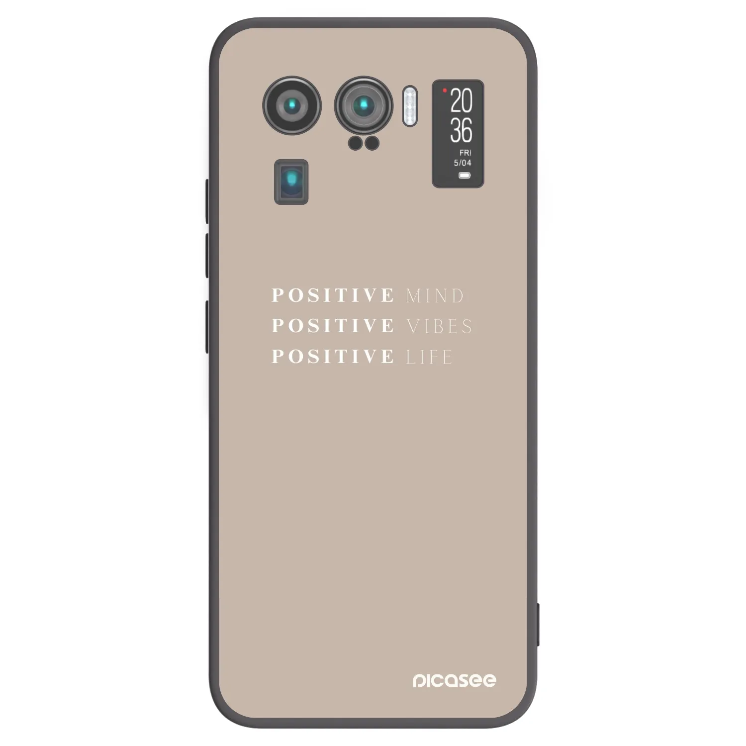 Picasee husă neagră din silicon pentru Xiaomi Mi 11 Ultra - Positive Vibes