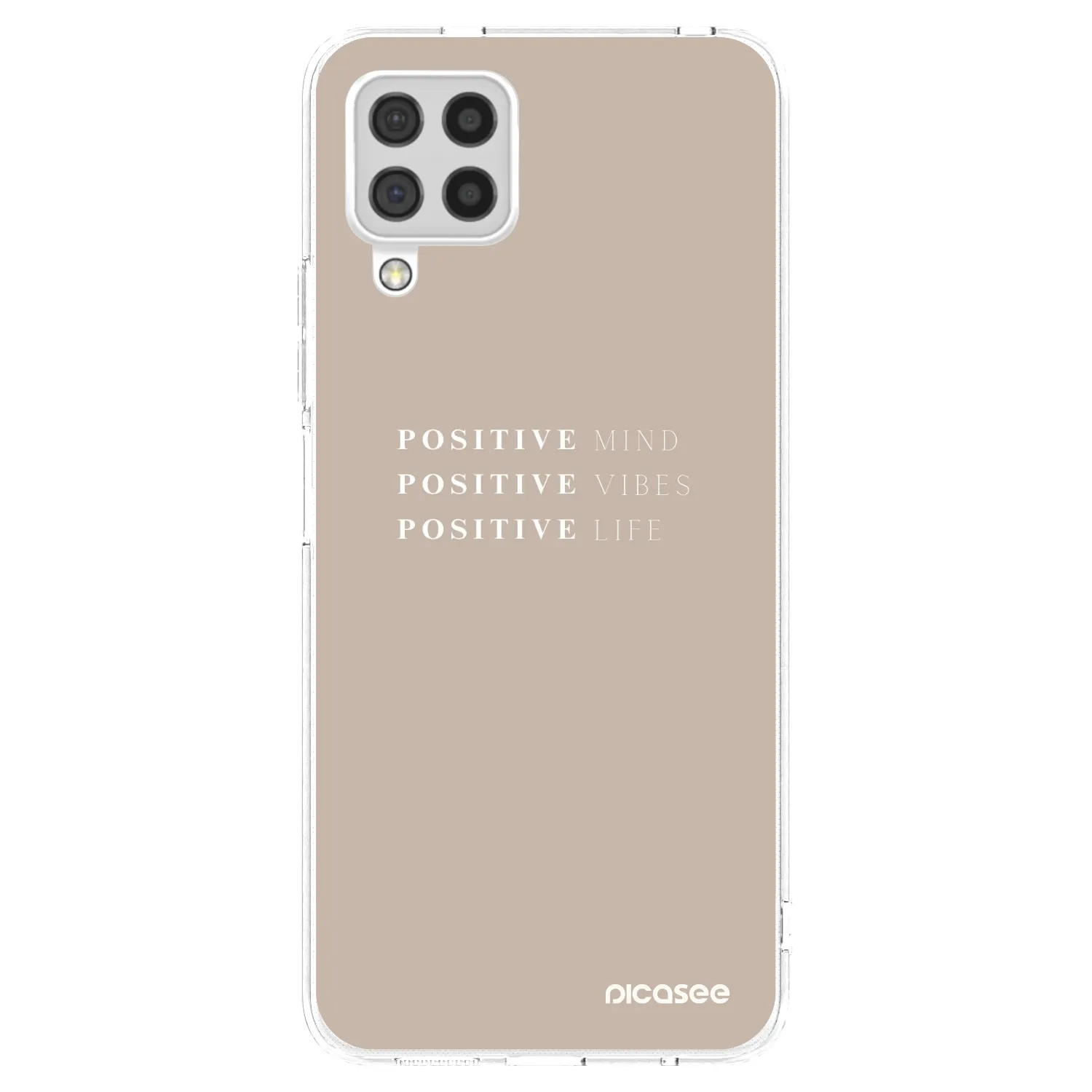 Picasee husă transparentă din silicon pentru Samsung Galaxy A22 A225F 4G - Positive Vibes