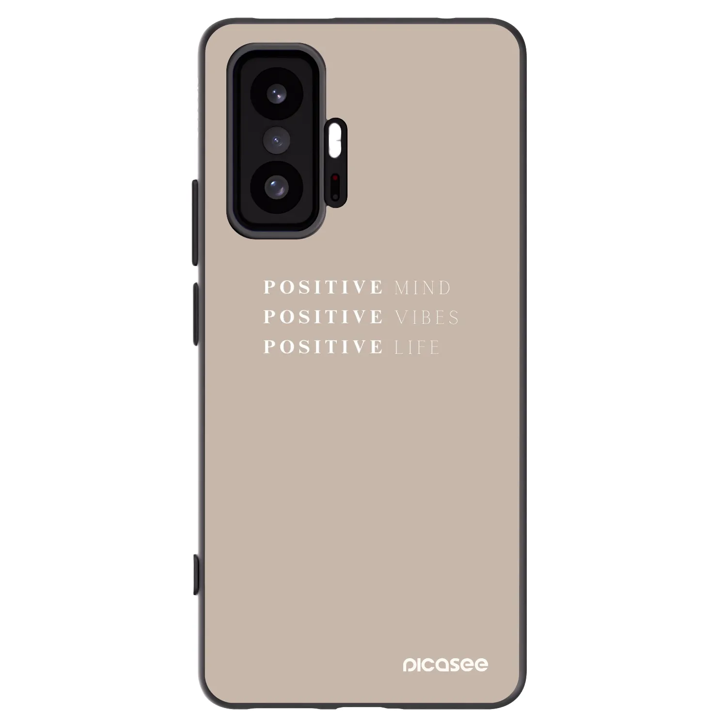 Picasee husă neagră din silicon pentru Xiaomi 11T Pro - Positive Vibes