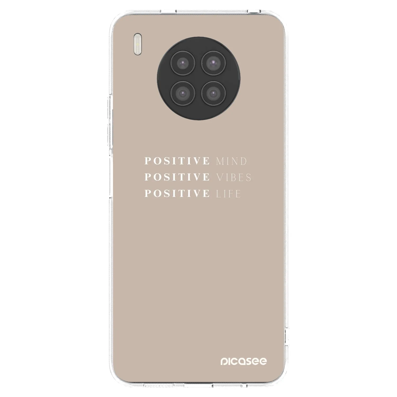 Picasee husă transparentă din silicon pentru Huawei Nova 8i - Positive Vibes