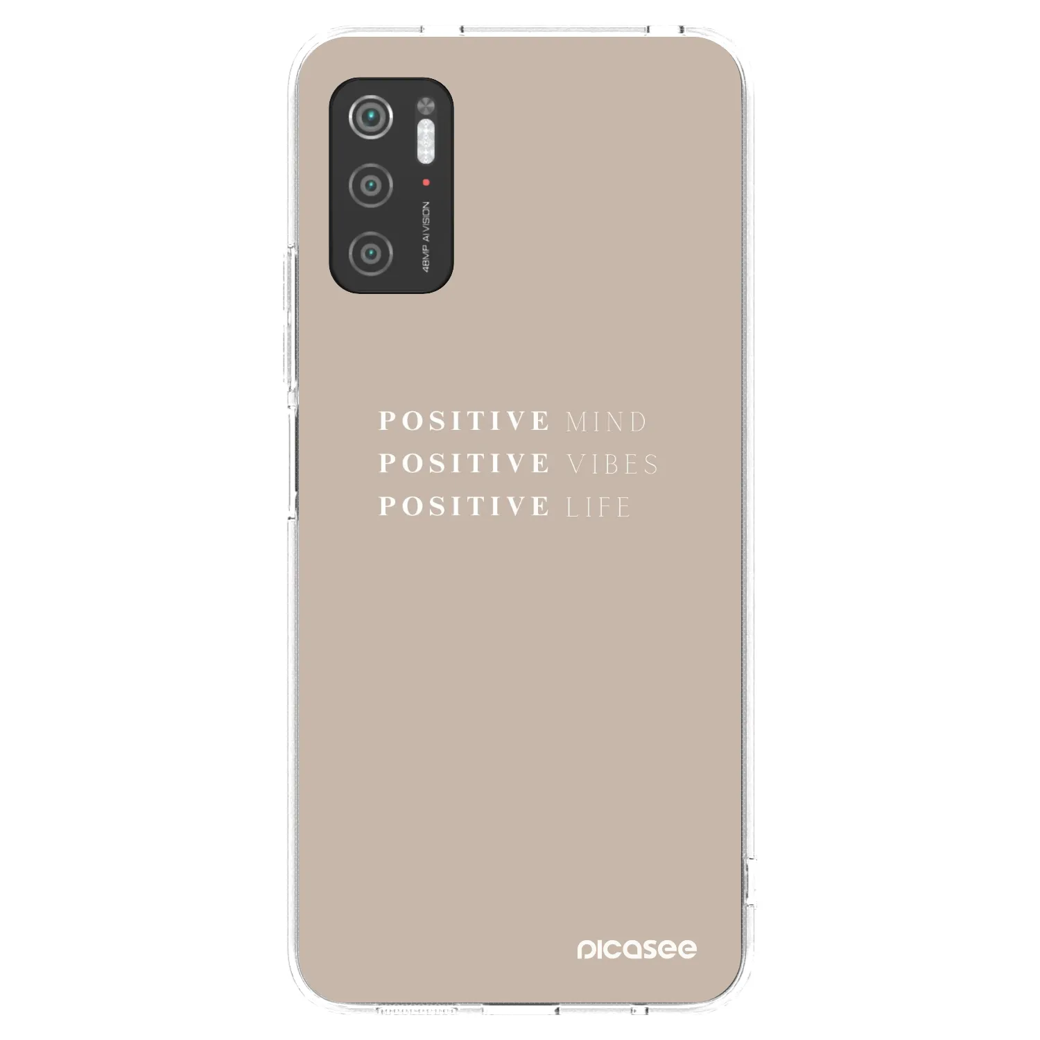 Picasee husă transparentă din silicon pentru Xiaomi Poco M3 Pro 5G - Positive Vibes