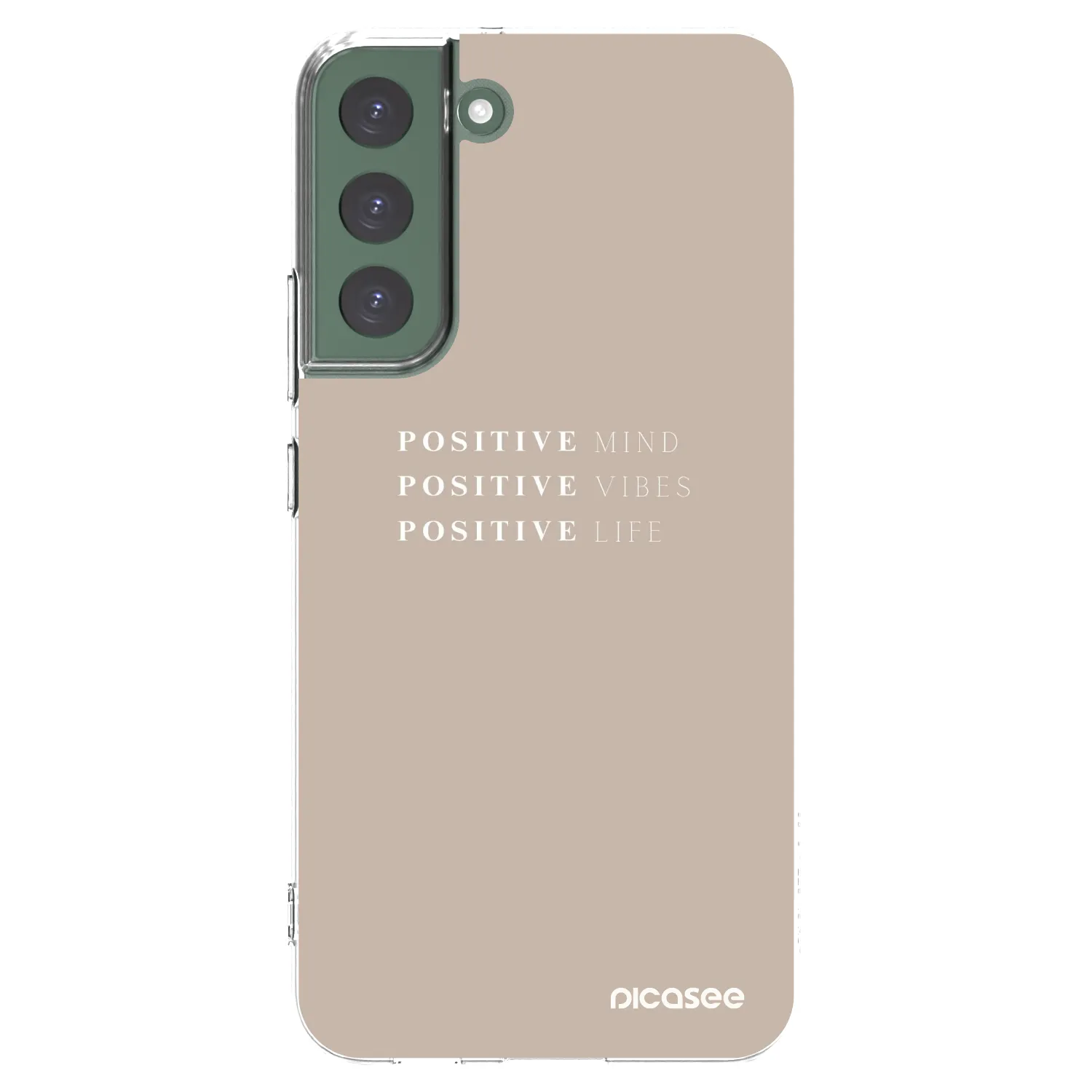 Picasee husă transparentă din silicon pentru Samsung Galaxy S22+ 5G - Positive Vibes