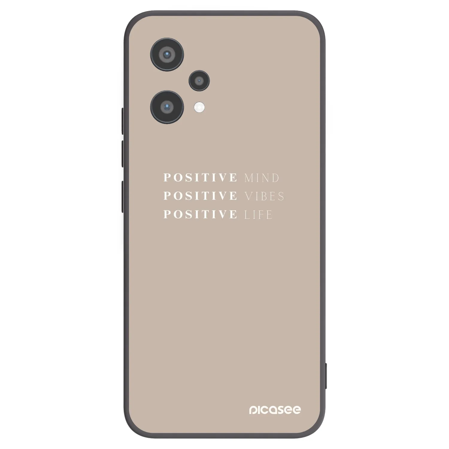 Picasee husă neagră din silicon pentru Realme 9 Pro 5G - Positive Vibes