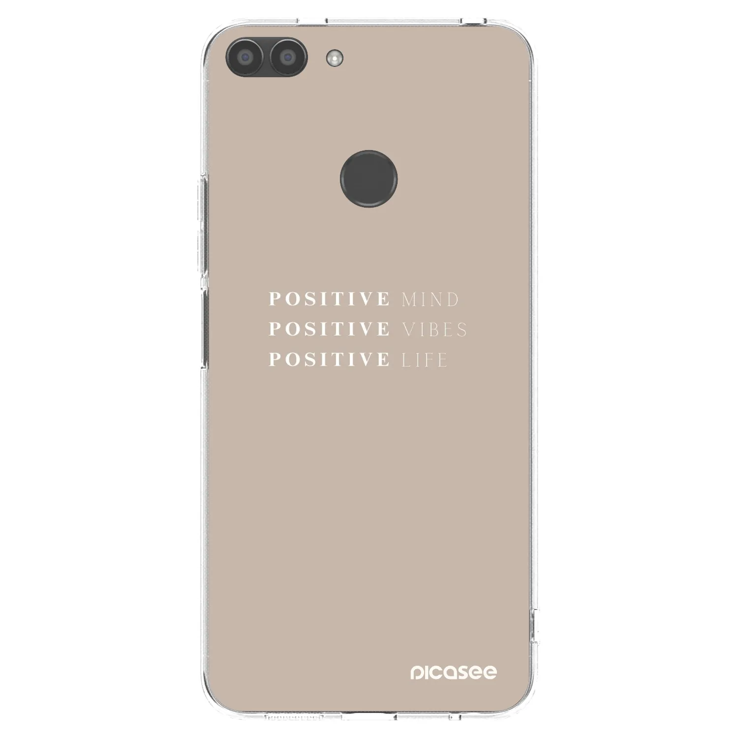Picasee husă transparentă din silicon pentru Huawei P Smart - Positive Vibes