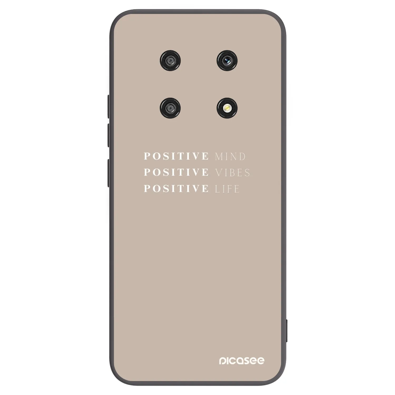 Picasee husă neagră din silicon pentru Honor Magic4 Lite 5G - Positive Vibes