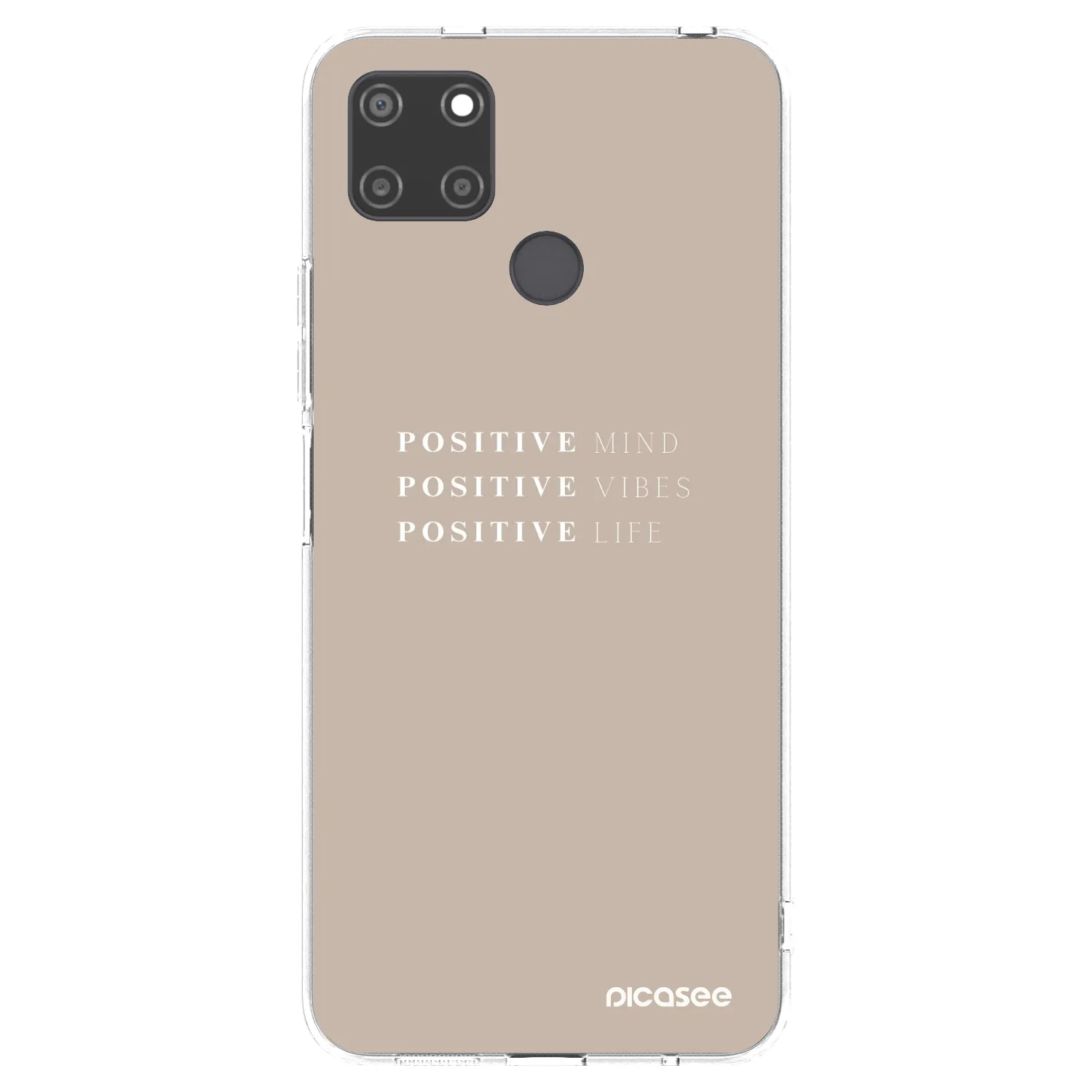 Picasee husă transparentă din silicon pentru Realme C21Y - Positive Vibes
