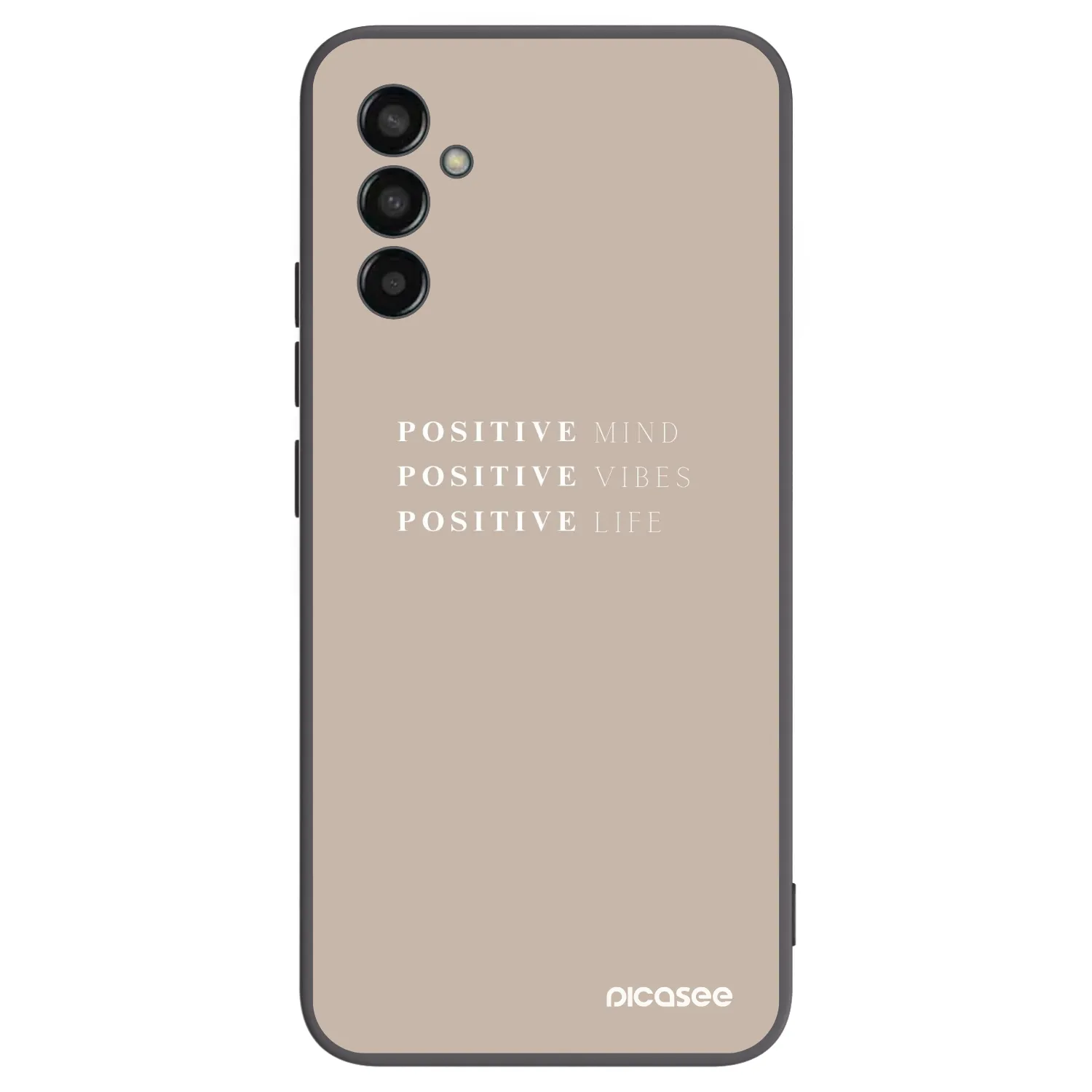 Picasee husă neagră din silicon pentru Samsung Galaxy M13 M135F - Positive Vibes