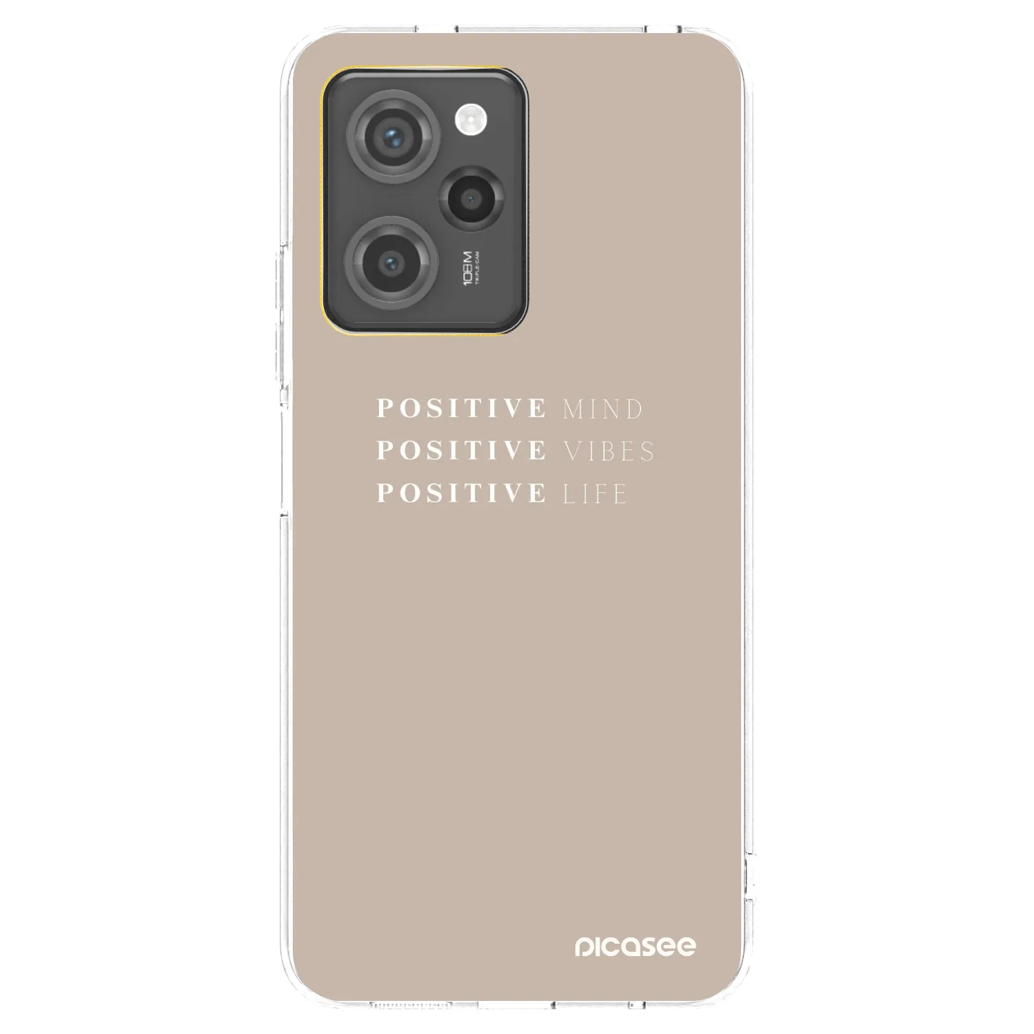 Picasee husă neagră din silicon pentru Xiaomi Poco X5 Pro - Positive Vibes