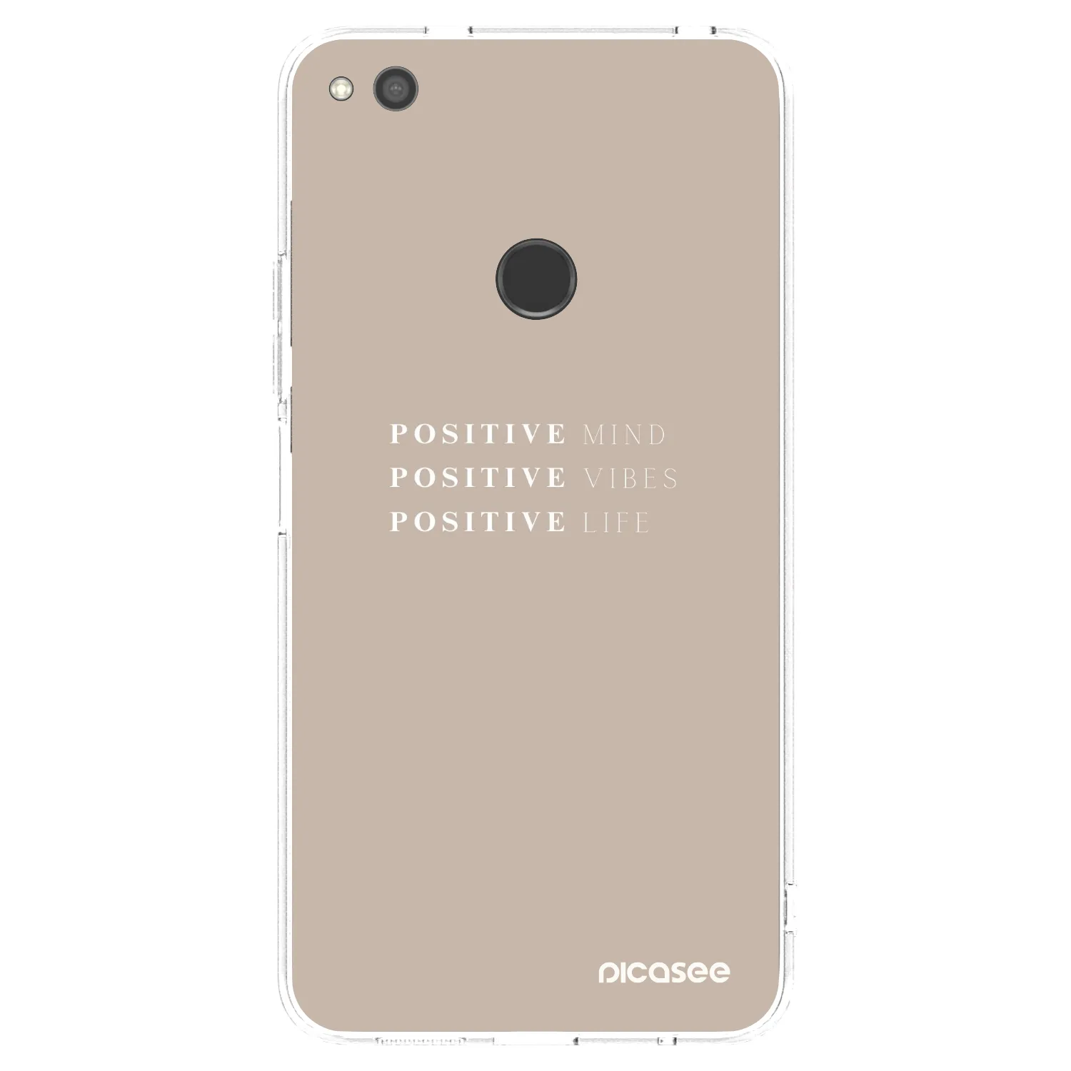 Picasee husă transparentă din silicon pentru Huawei P9 Lite 2017 - Positive Vibes