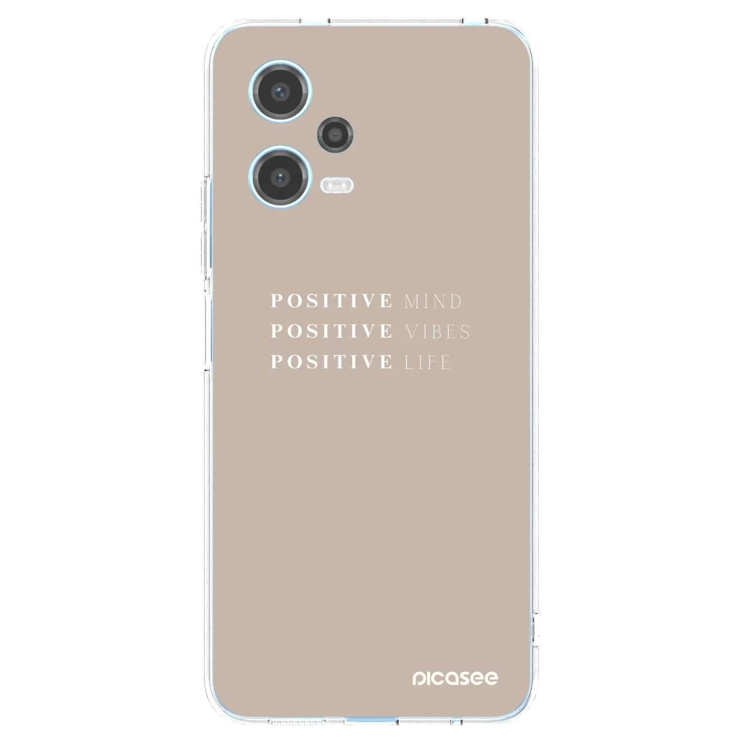 Picasee husă transparentă din silicon pentru Xiaomi Redmi Note 12 5G - Positive Vibes