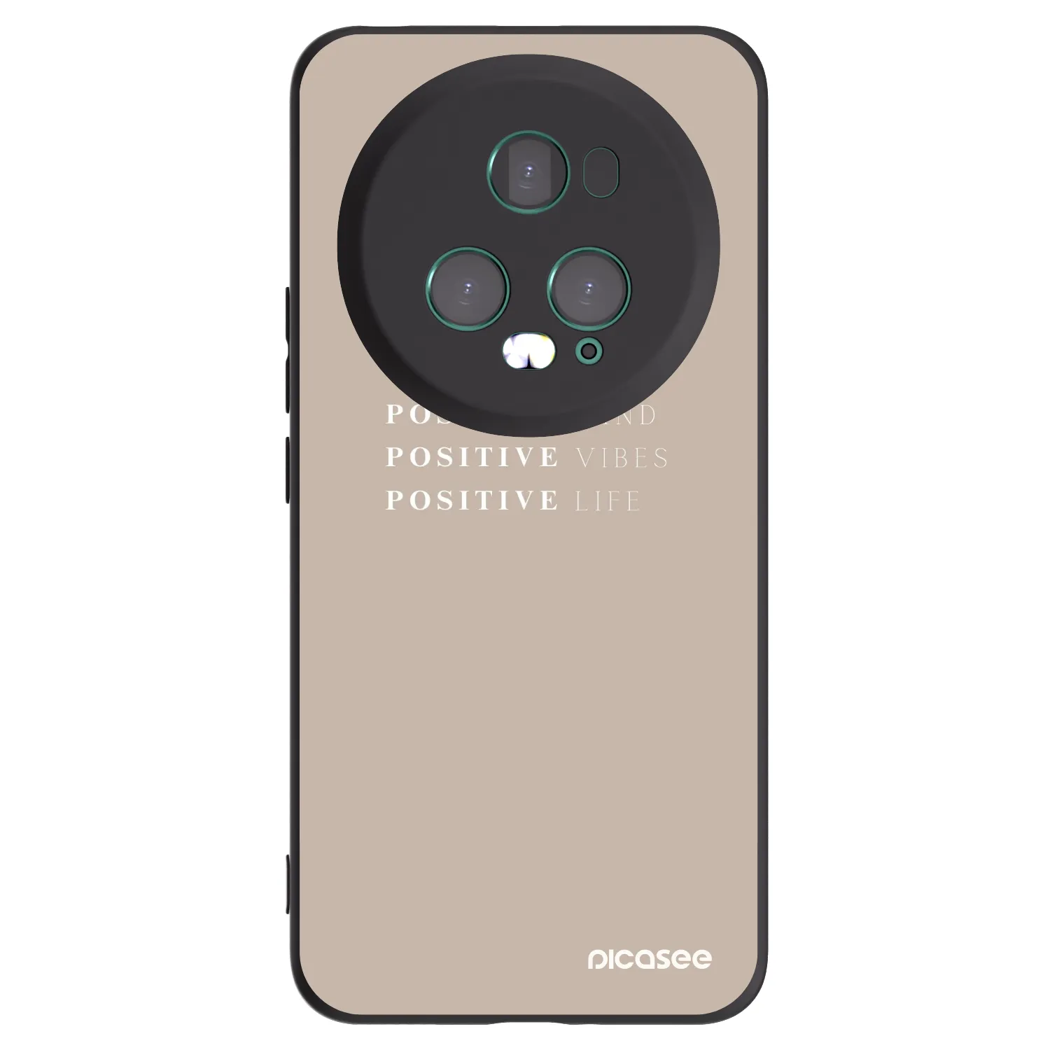 Picasee husă neagră din silicon pentru Honor Magic5 Pro - Positive Vibes