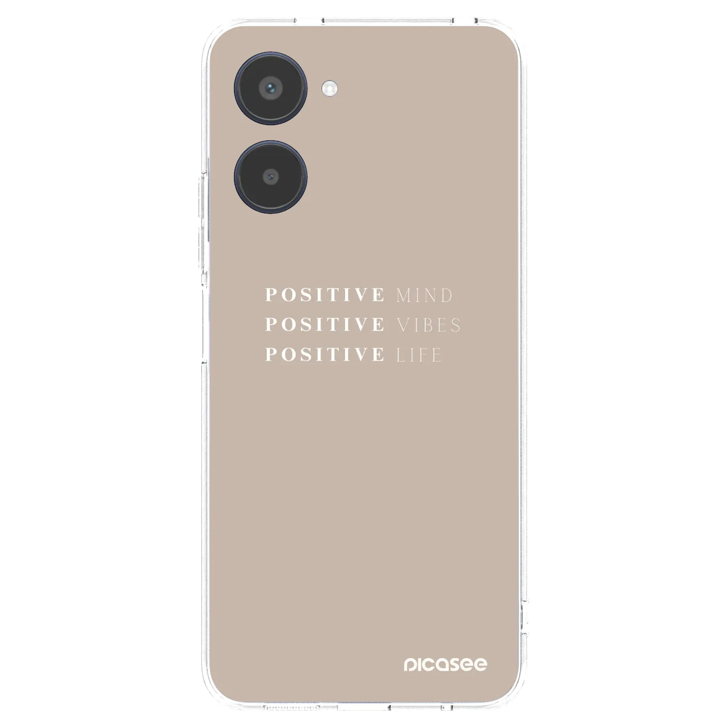 Picasee husă transparentă din silicon pentru Realme 10 4G - Positive Vibes