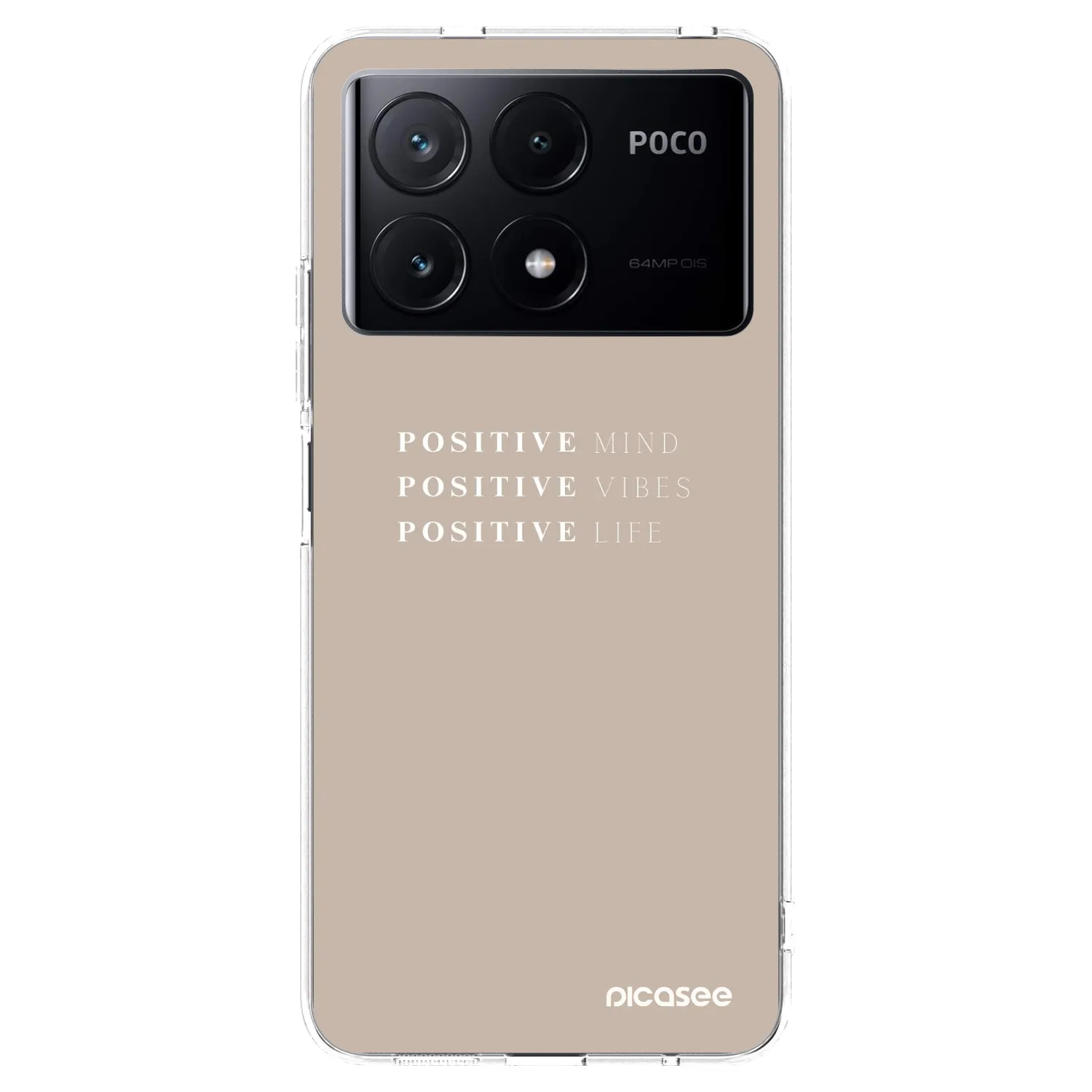 Picasee husă transparentă din silicon pentru Xiaomi Poco X6 Pro - Positive Vibes