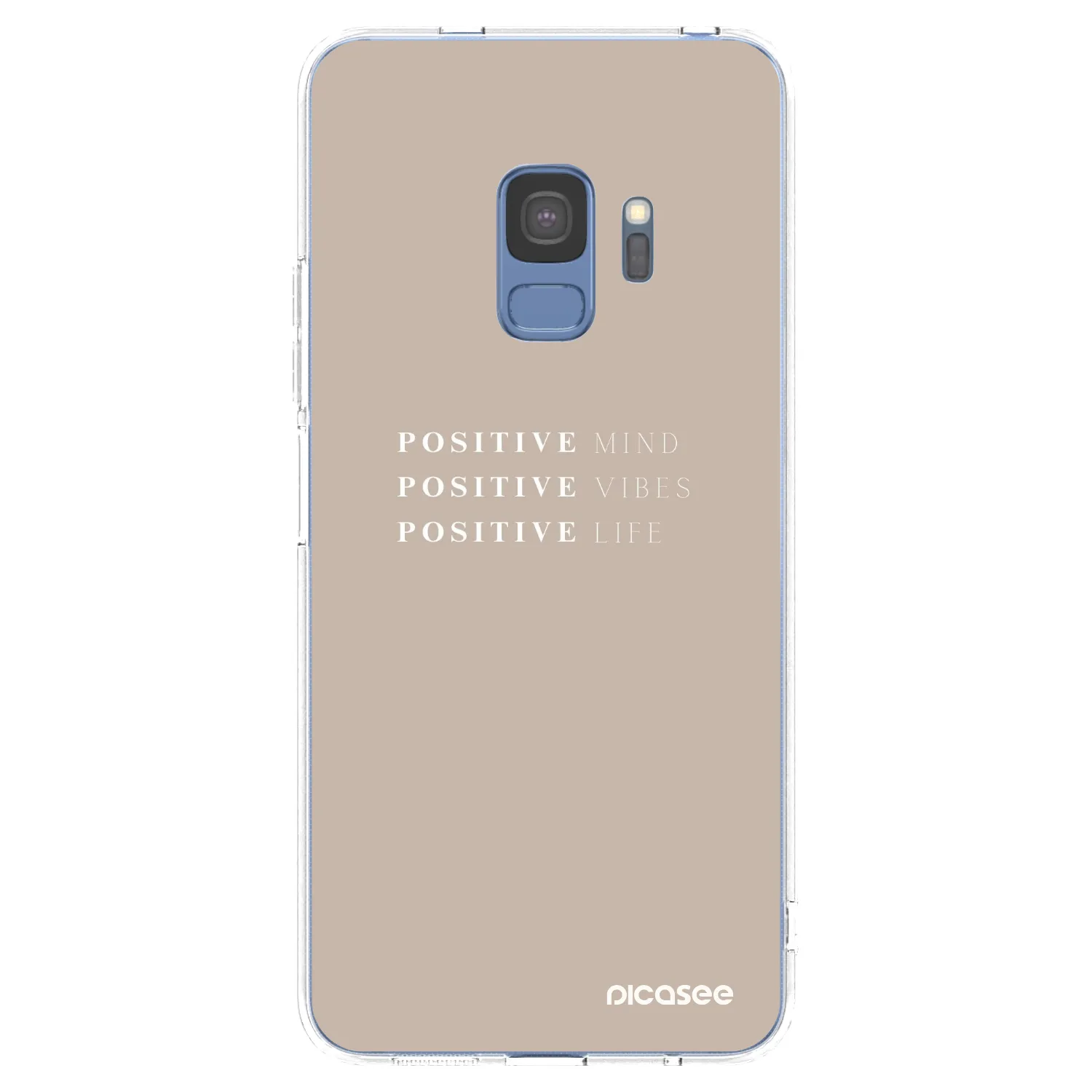 Picasee husă transparentă din silicon pentru Samsung Galaxy S9 G960F - Positive Vibes