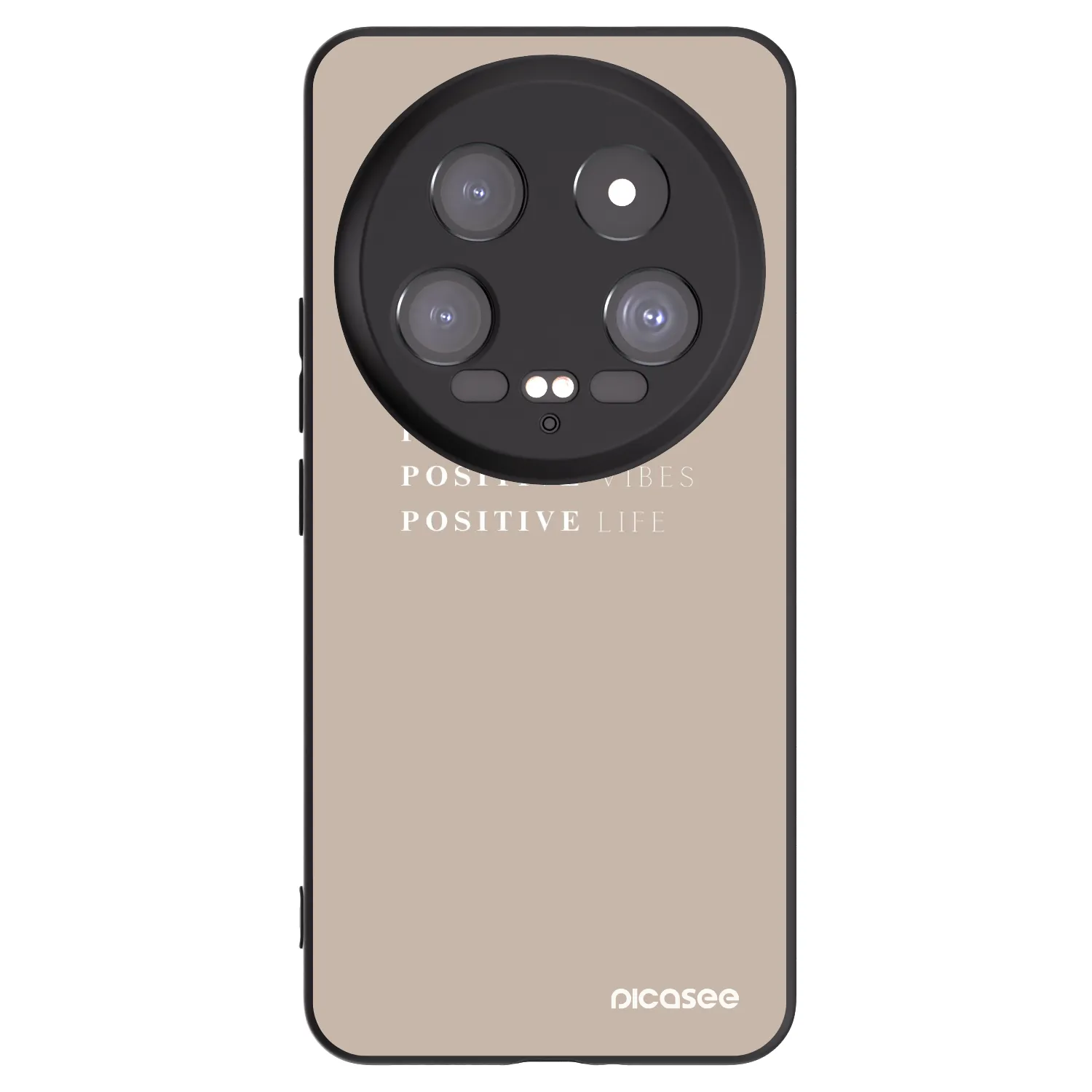 Picasee husă neagră din silicon pentru Xiaomi 14 Ultra - Positive Vibes