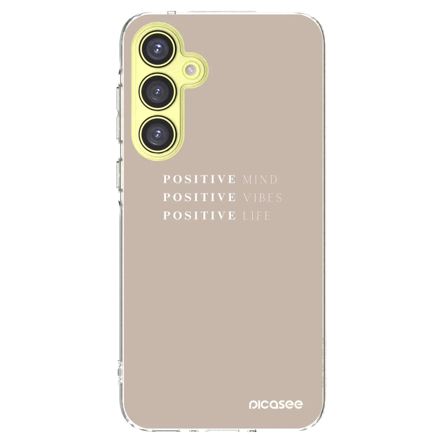 Picasee husă transparentă din silicon pentru Samsung Galaxy A35 5G A356B - Positive Vibes