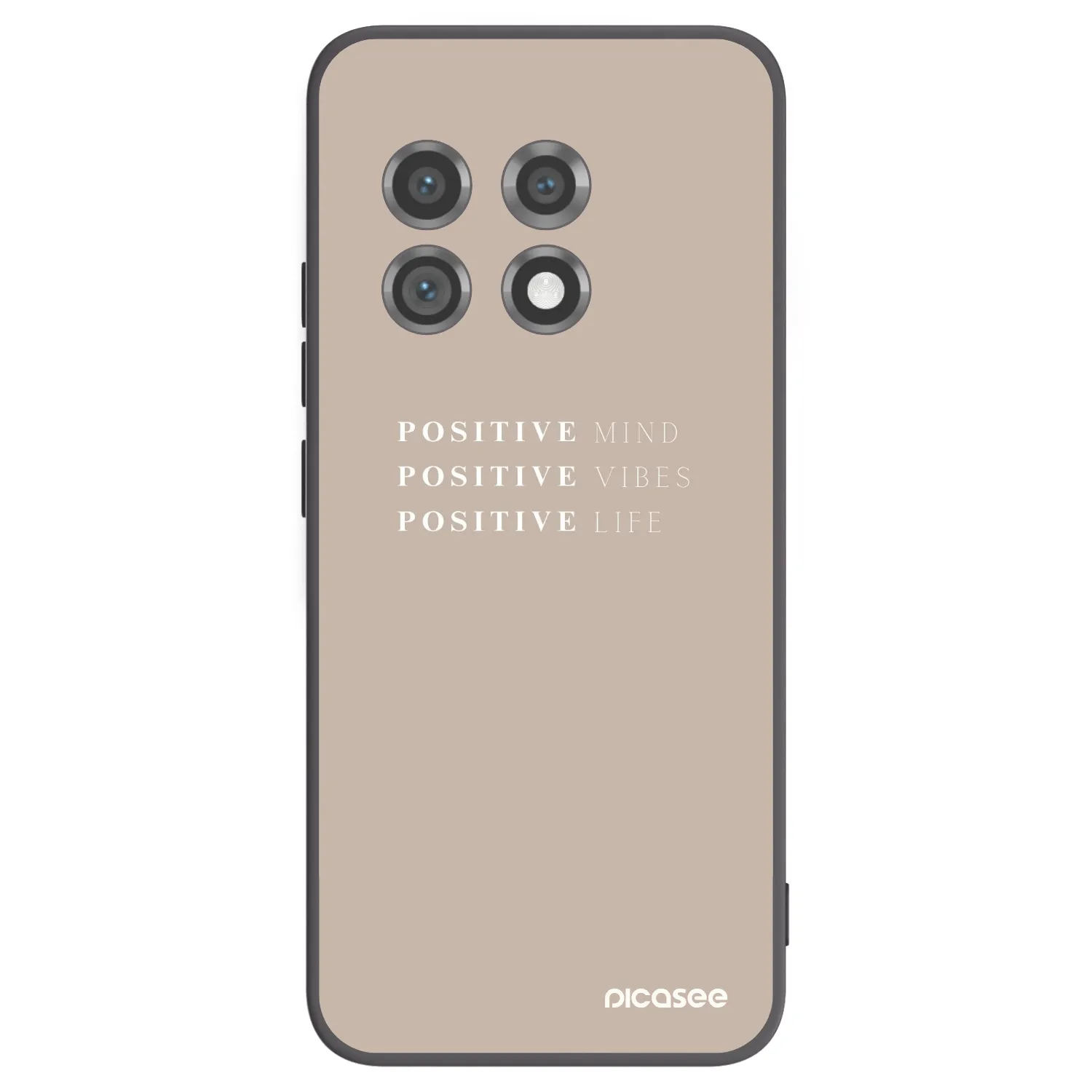 Picasee husă neagră din silicon pentru OnePlus 11 5G - Positive Vibes