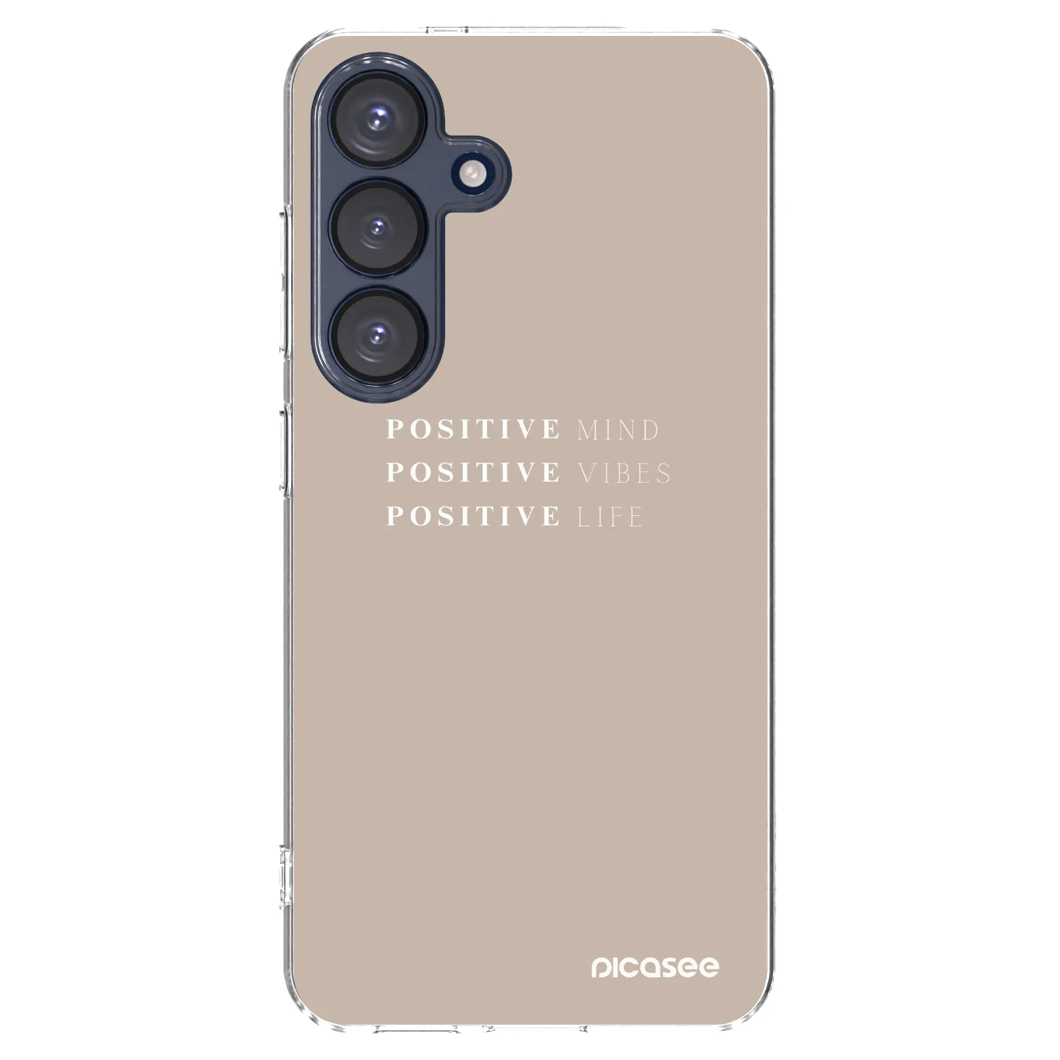Picasee husă transparentă din silicon pentru Samsung Galaxy S25 5G - Positive Vibes