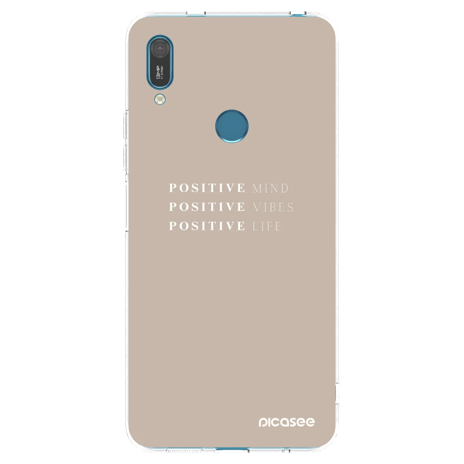 Picasee husă transparentă din silicon pentru Huawei Y7 2019 - Positive Vibes