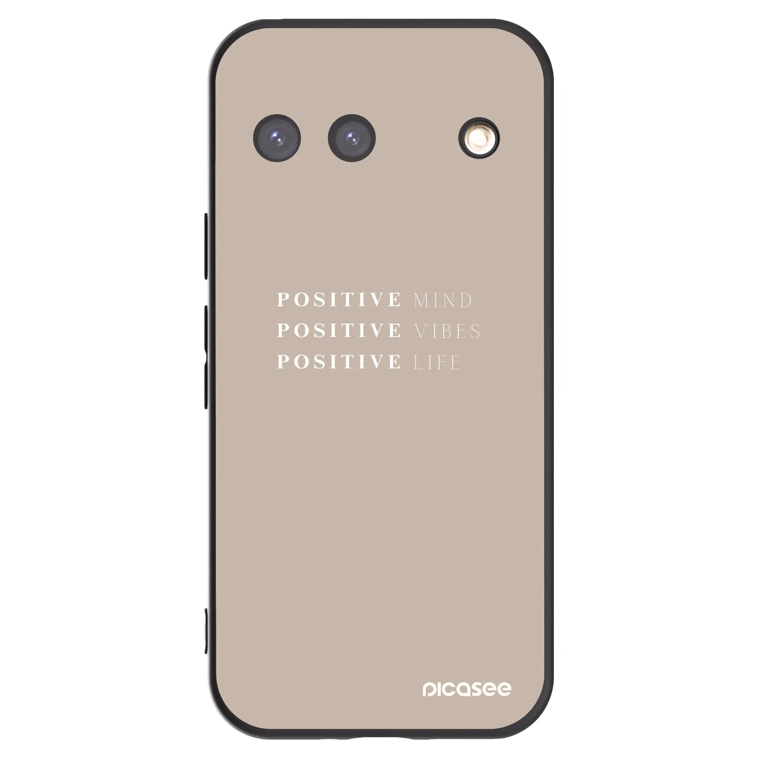 Picasee husă neagră din silicon pentru Google Pixel 9 - Positive Vibes